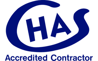 CHAS Accredited Contractor icon on transparent background
